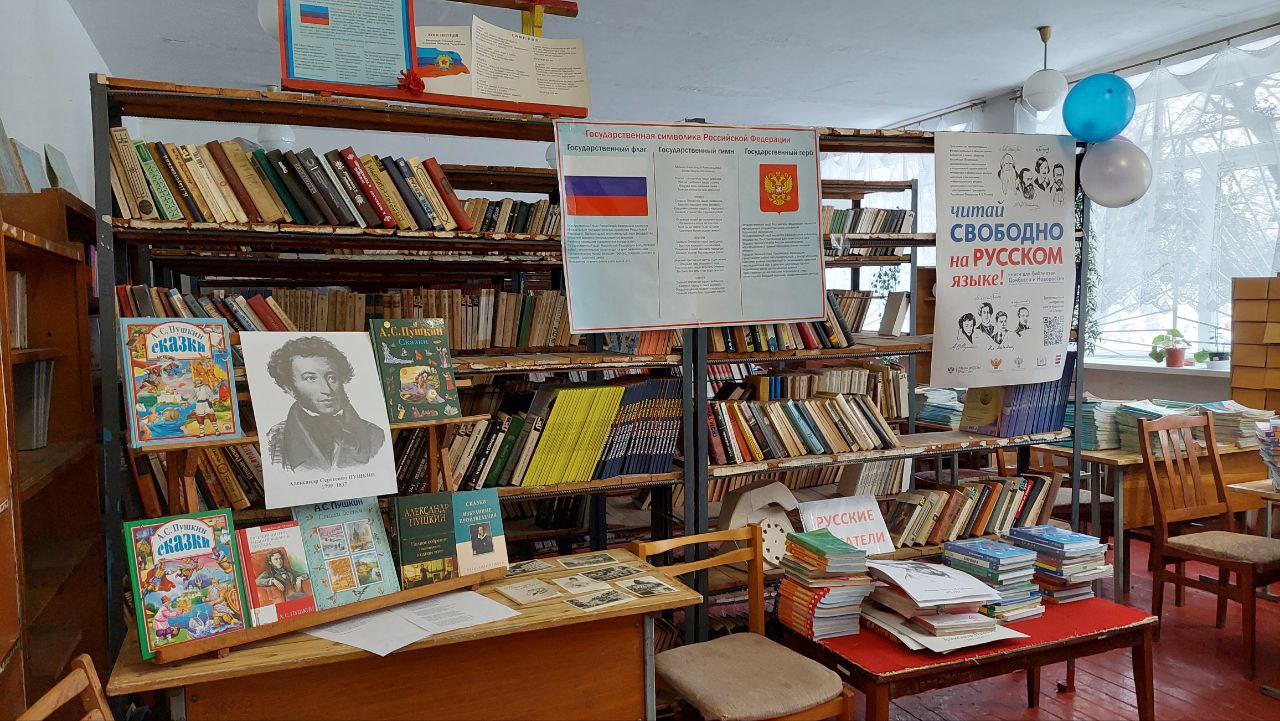 библиотека гимназии.